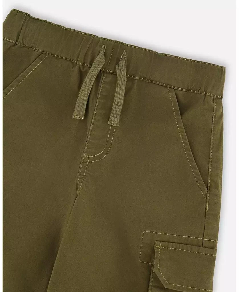 Deux par Deux Toddler Boys Stretch Twill Bermuda with Cargo Pockets 5