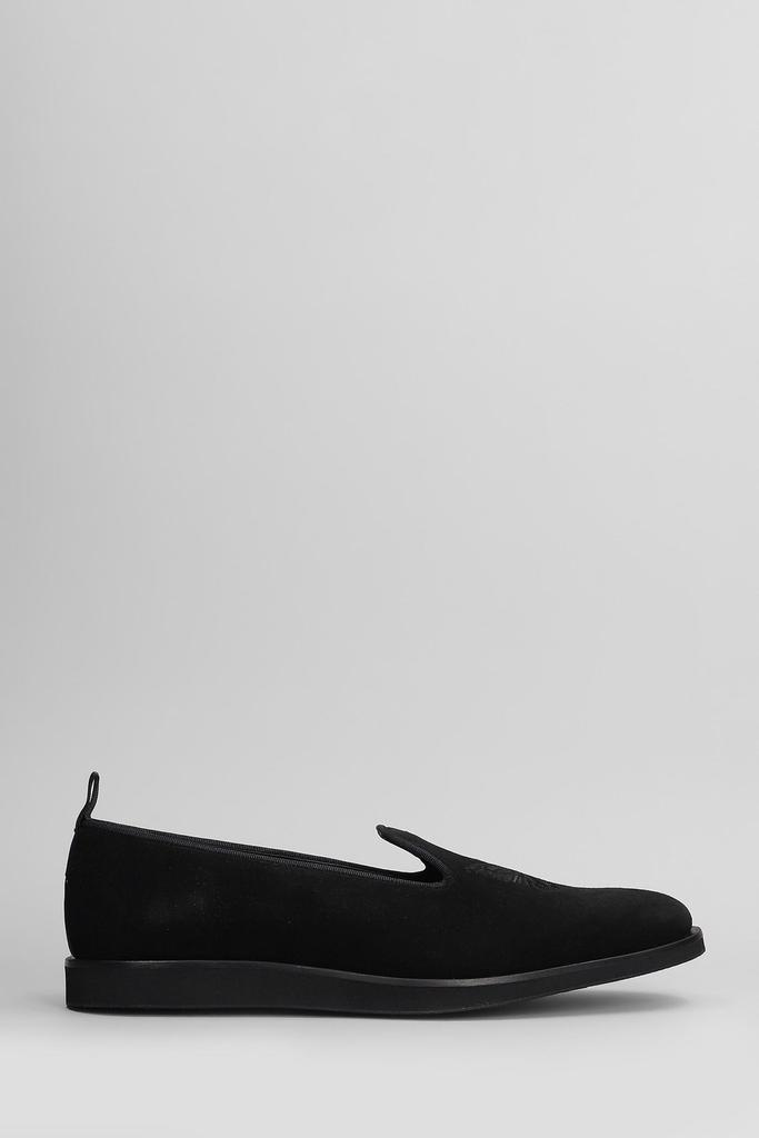 Needles Needles Motif Embroidered Loafers