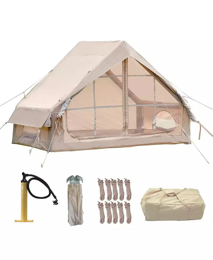 Streamdale Furniture Inflatable Glamping Tent - 4-6 Person, Waterproof 4