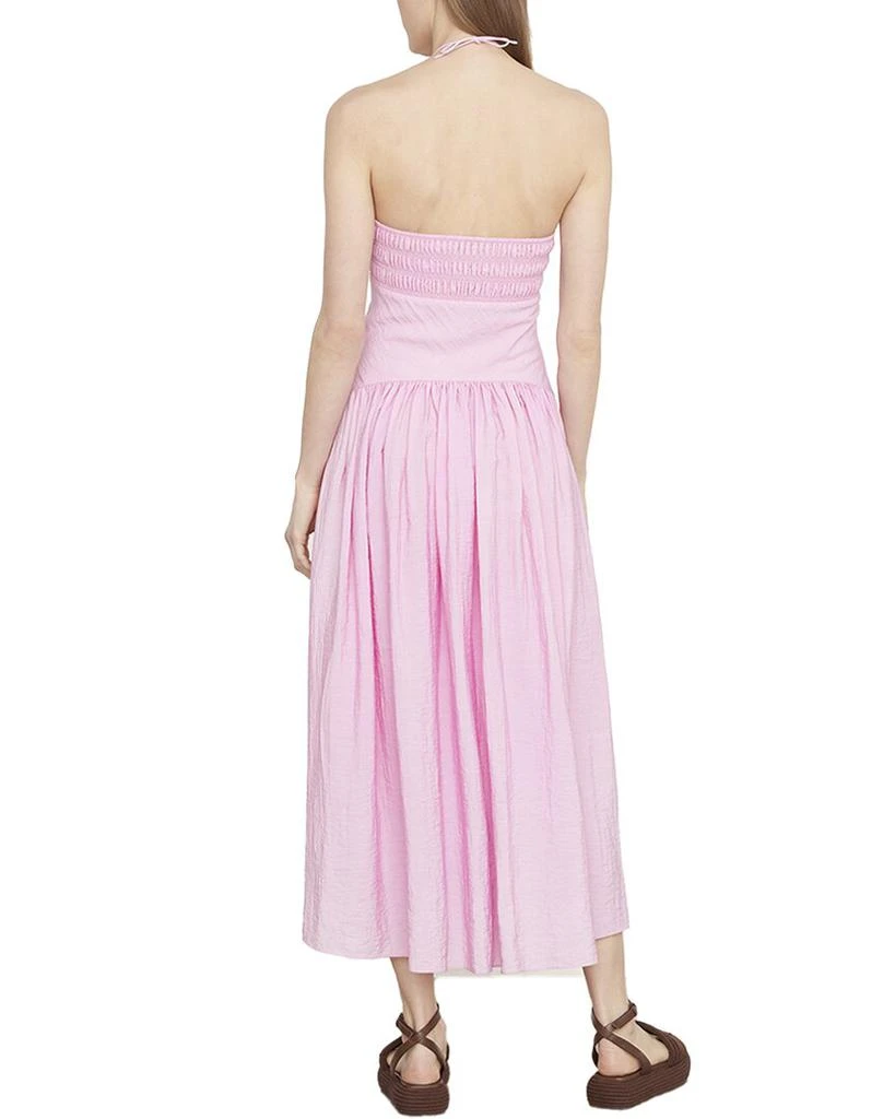 Vince Ruched Halter Neck Dress