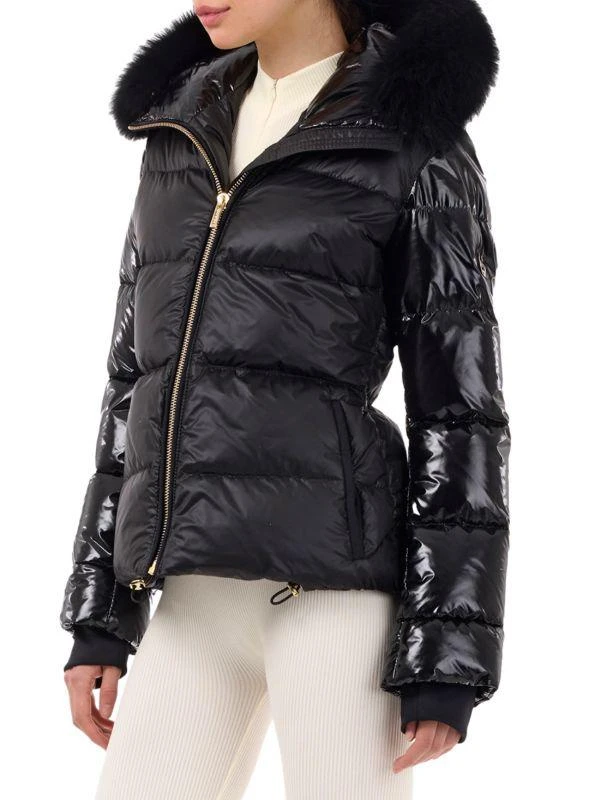 Gorski AprÃ©s-Ski Toscana Shearling Trim Down Jacket 4