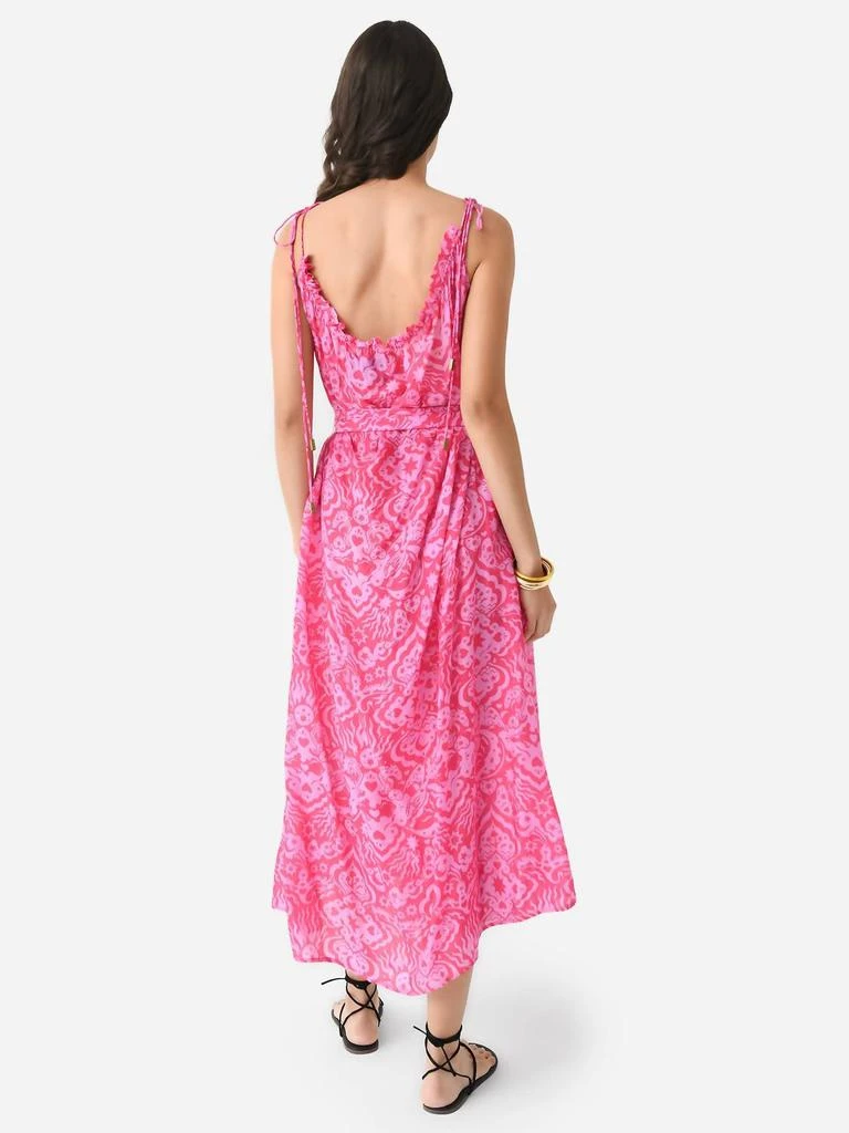 CHUFY Rain Maxi Dress In Stencil Fuchsia 3