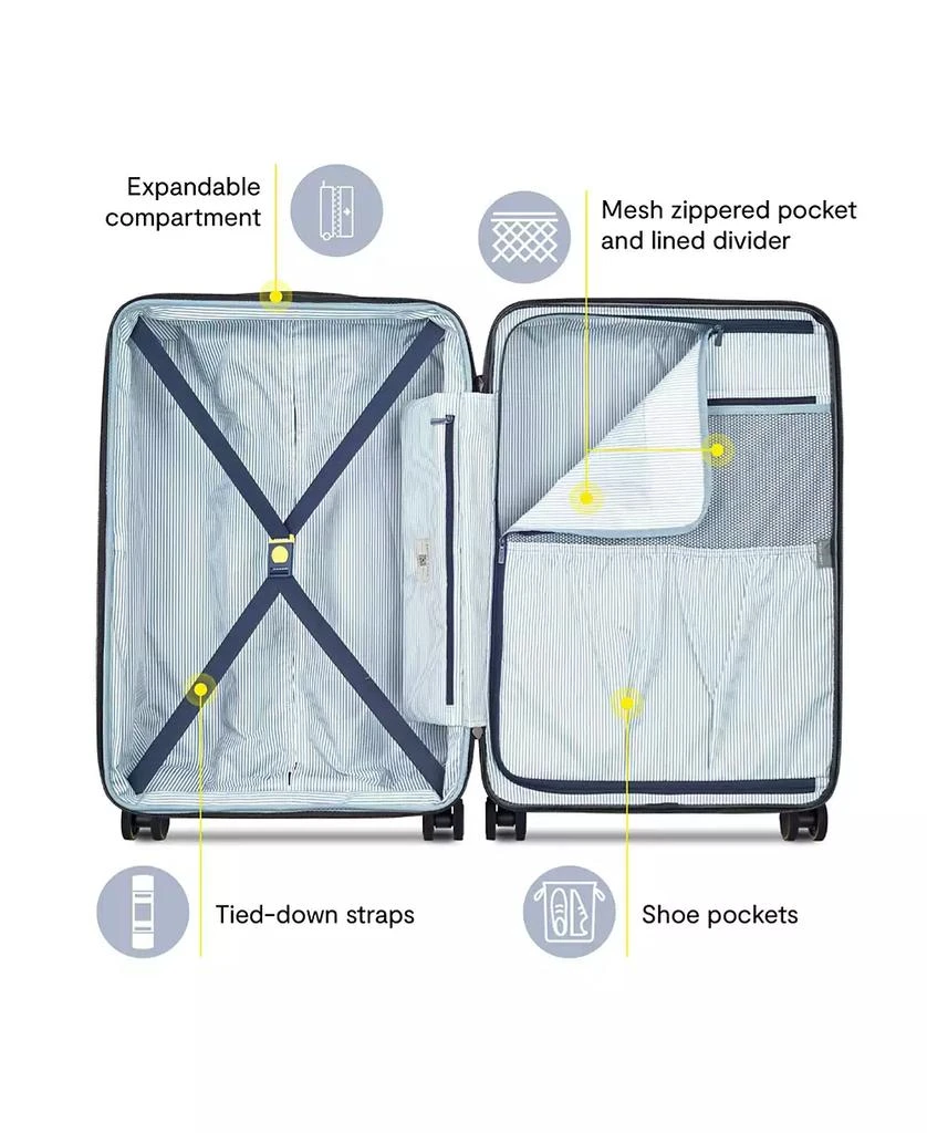 Delsey Paris Shadow 6.0 Expandable 25" Spinner Luggage 12