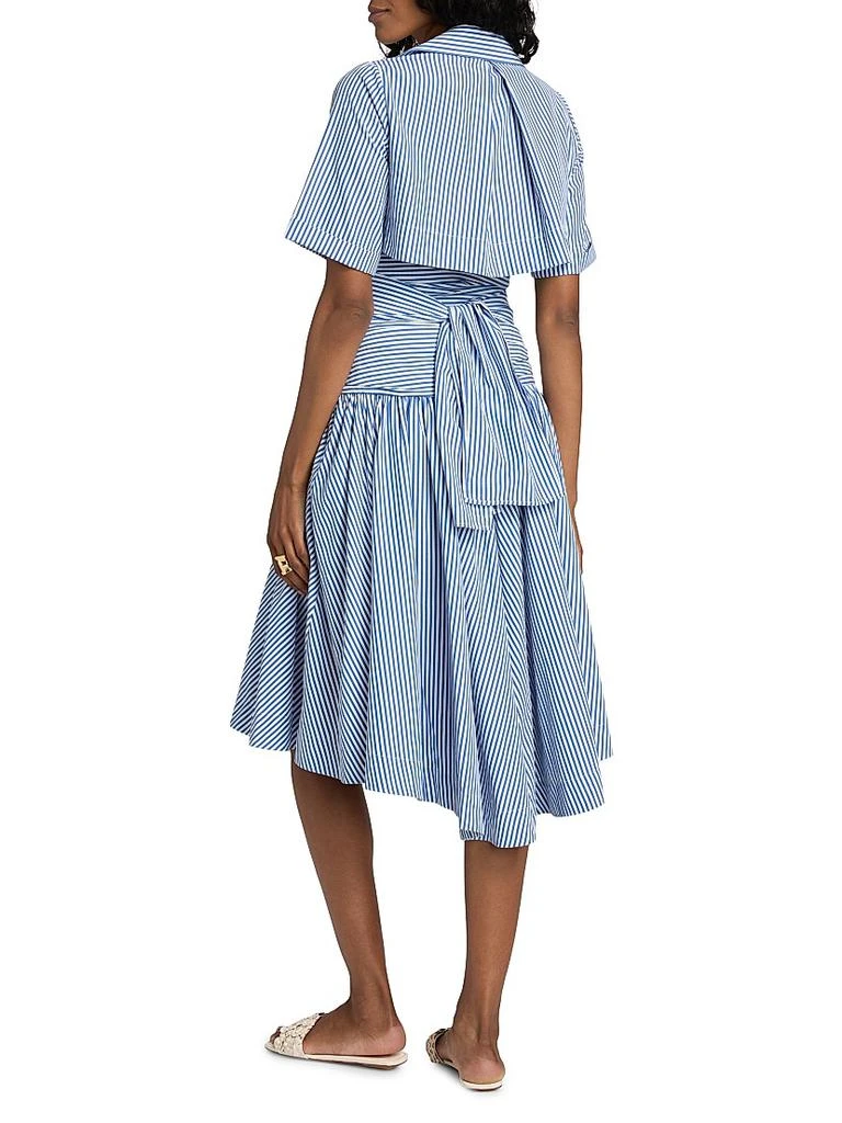 Rosie Assoulin Stripe Tie Shirtdress 5