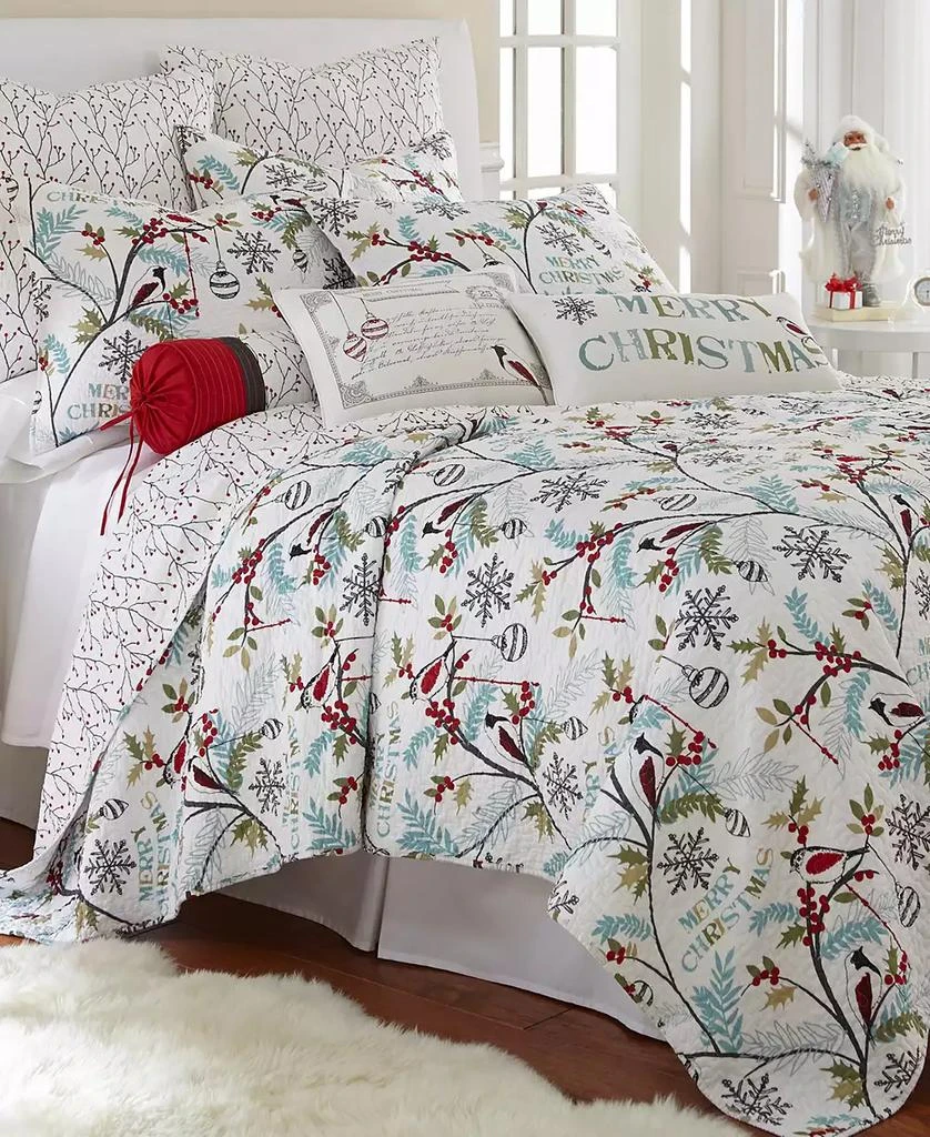 Levtex Home Mistletoe Reversible Quilt, King/California 5