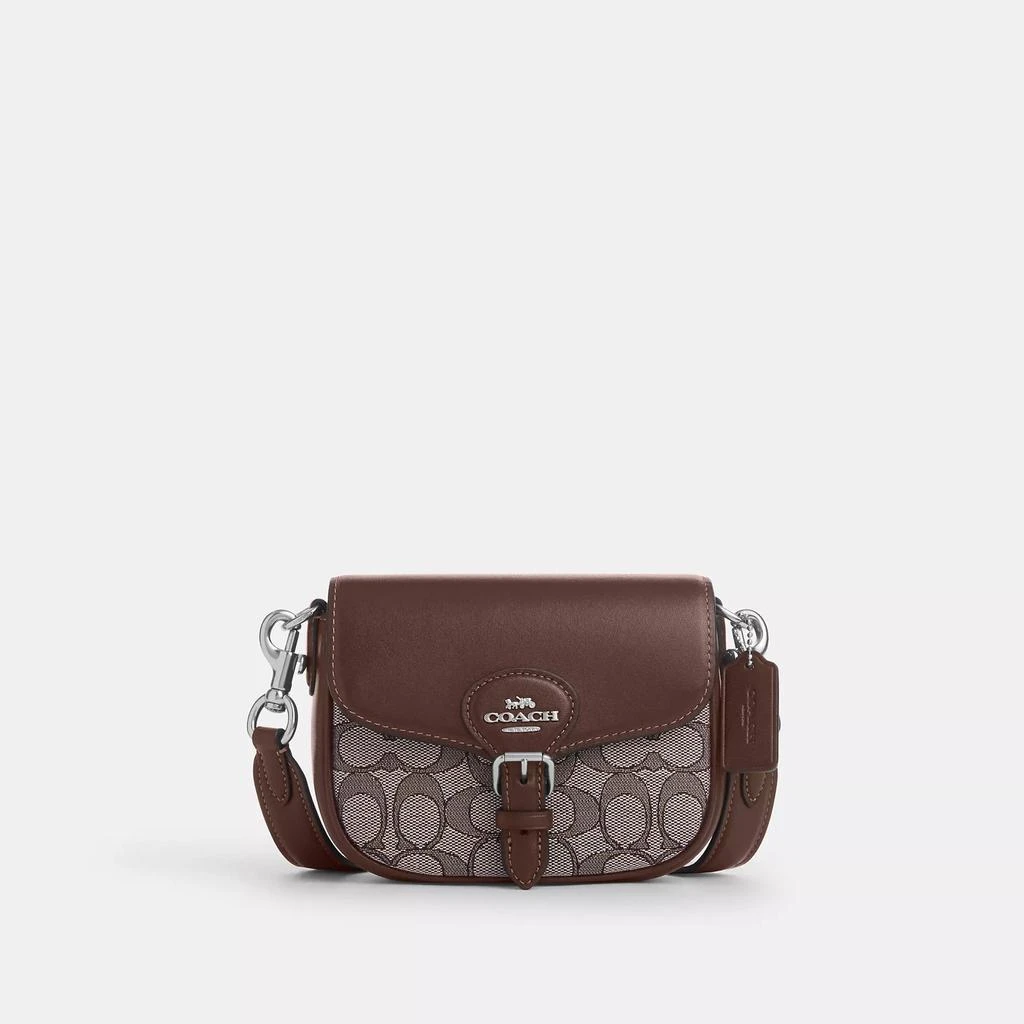 Coach Outlet Coach Outlet Amelia Saddle Bag In Signature Jacquard 1