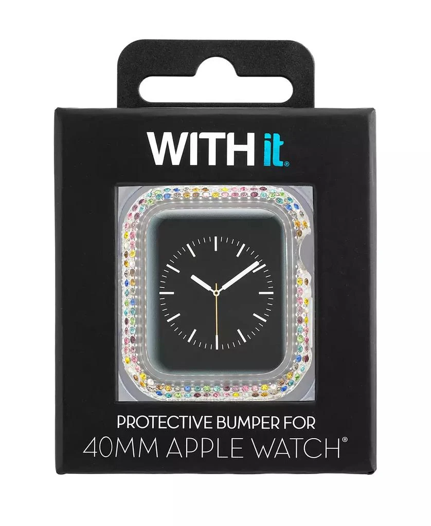 WITHit Rainbow Crystal Decorative Case designed for Apple Watch® 40mm 3