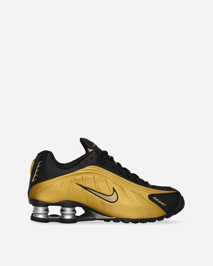 NIKE Women's Shox R4 Sneakers Black / Metallic Gold 1