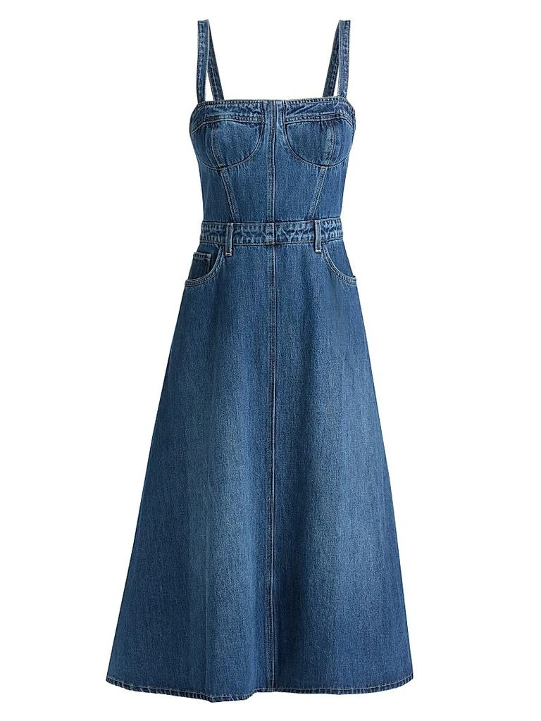 white christmas dresses Denim Nova Dress Indigo main image 1
