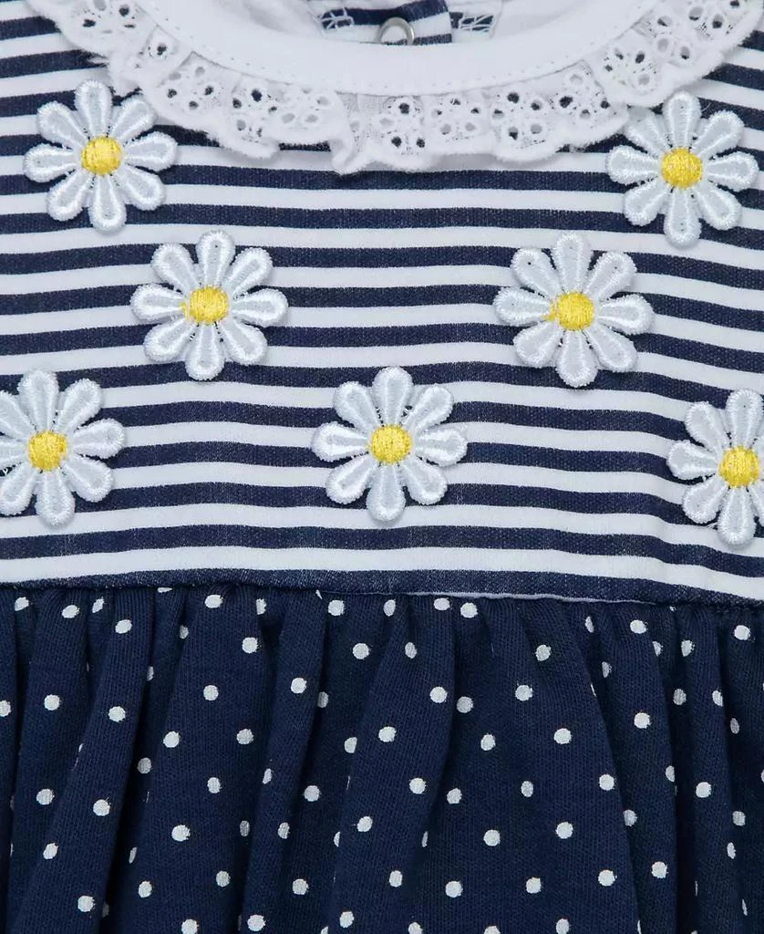 Little Me Baby Girls
 Daisy Print Popover and Hat, 2-Piece Set 3