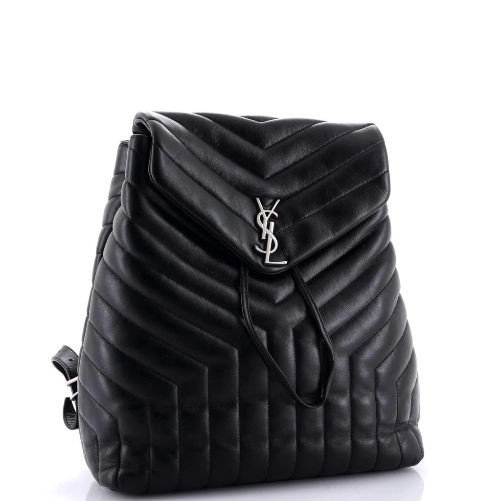 Yves Saint Laurent LouLou Backpack Matelasse Chevron Leather Medium 2