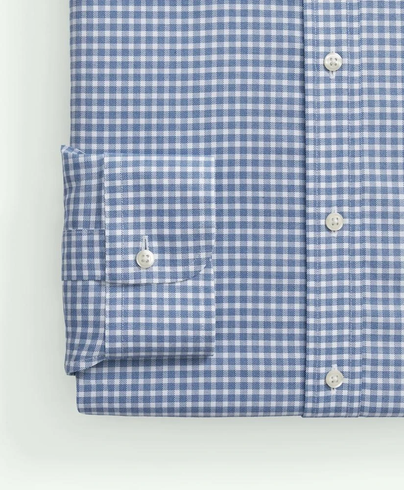 Brooks Brothers Brooks Brothers Explorer Collection Non-Iron Twill Ainsley Collar, Gingham Dress Shirt 4