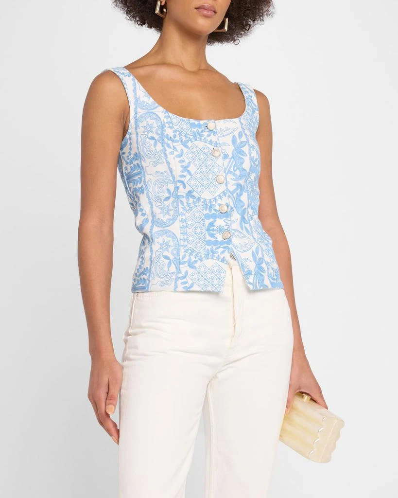 Love The Label Lenora Button-Front Top 4