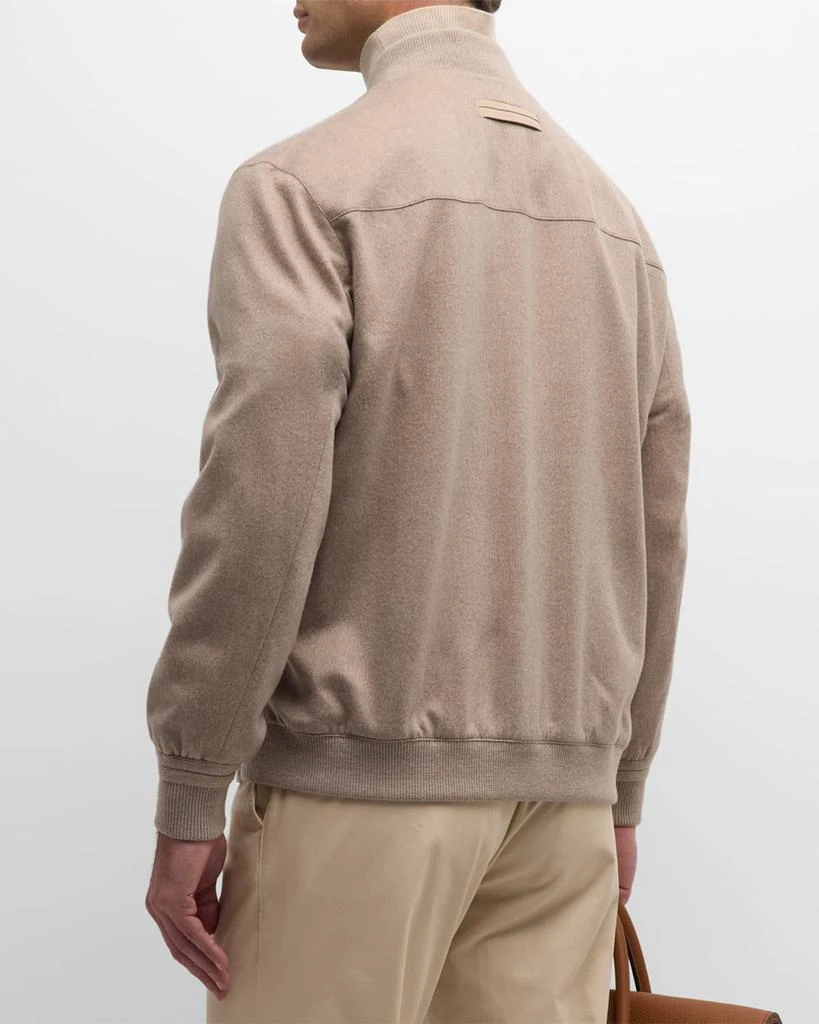 Zegna Men's Oasi Cashmere Elements Blouson Jacket 4