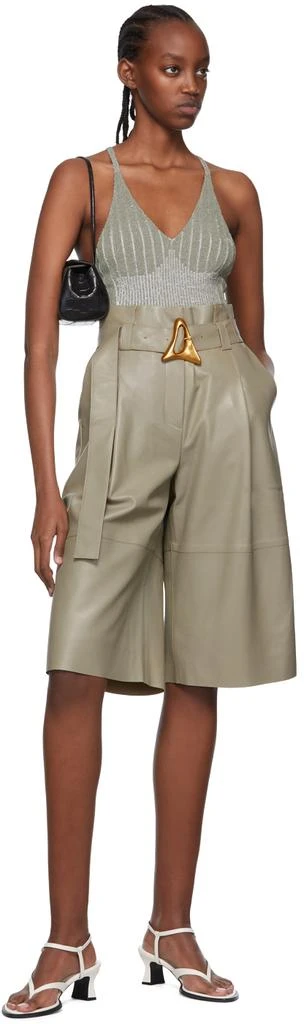 AERON Green Viscose Silver Bodysuit 5