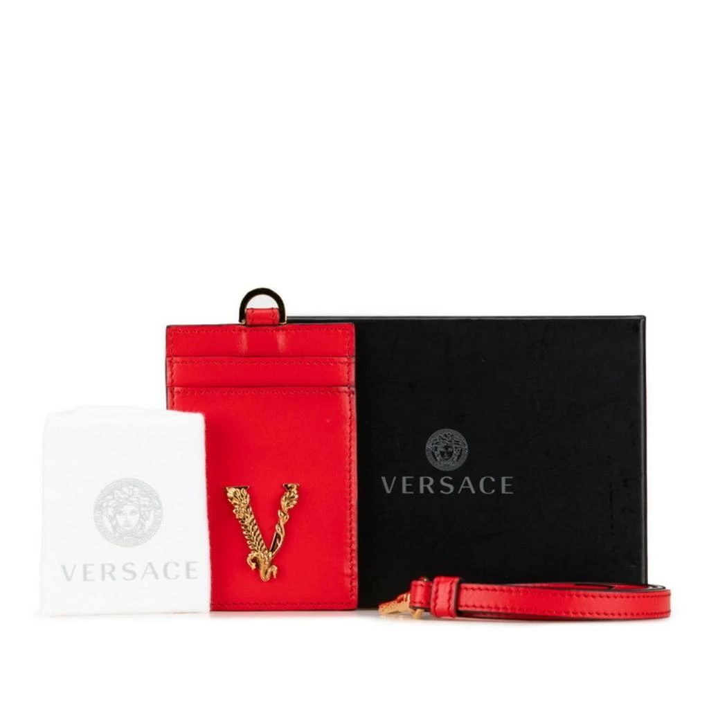Versace Leather Card Case (Pre-Owned)