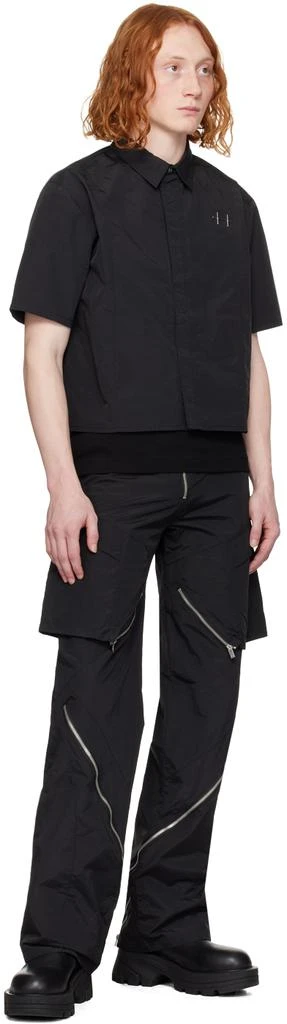 HELIOT EMIL Black Stratum Cargo Pants 4