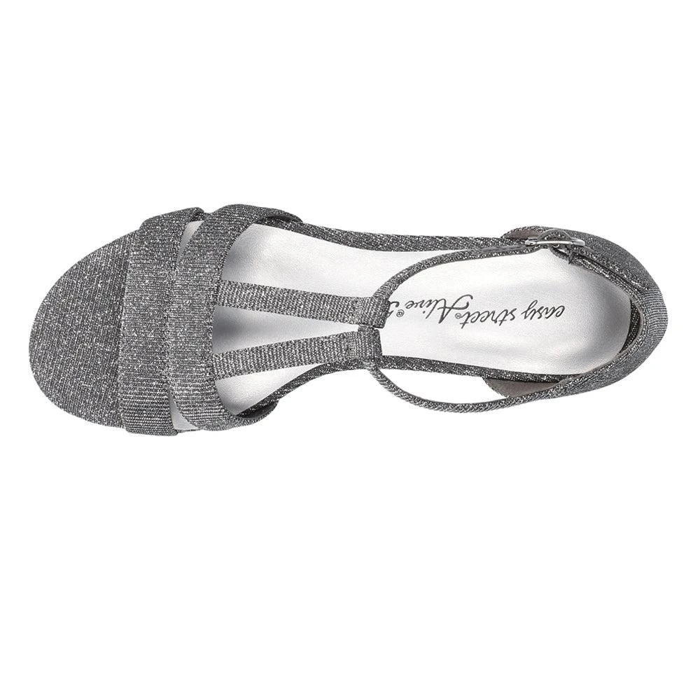 Easy Street Alora Glitter Wedge Sandals 4