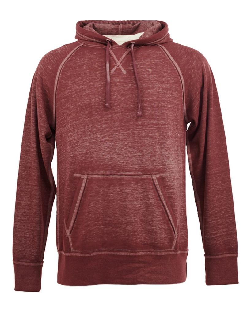 J America Men's Vintage Zen Fleece Hooded Sweatshirt