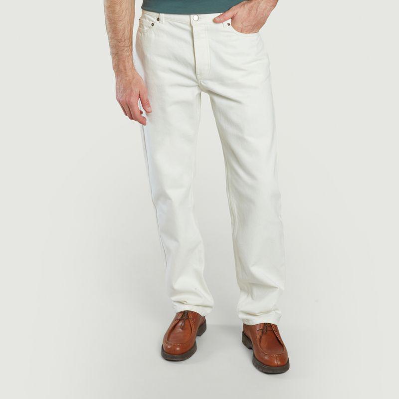 L'Exception Paris 14 oz straight-leg jeans Ecru L'EXCEPTION PARIS