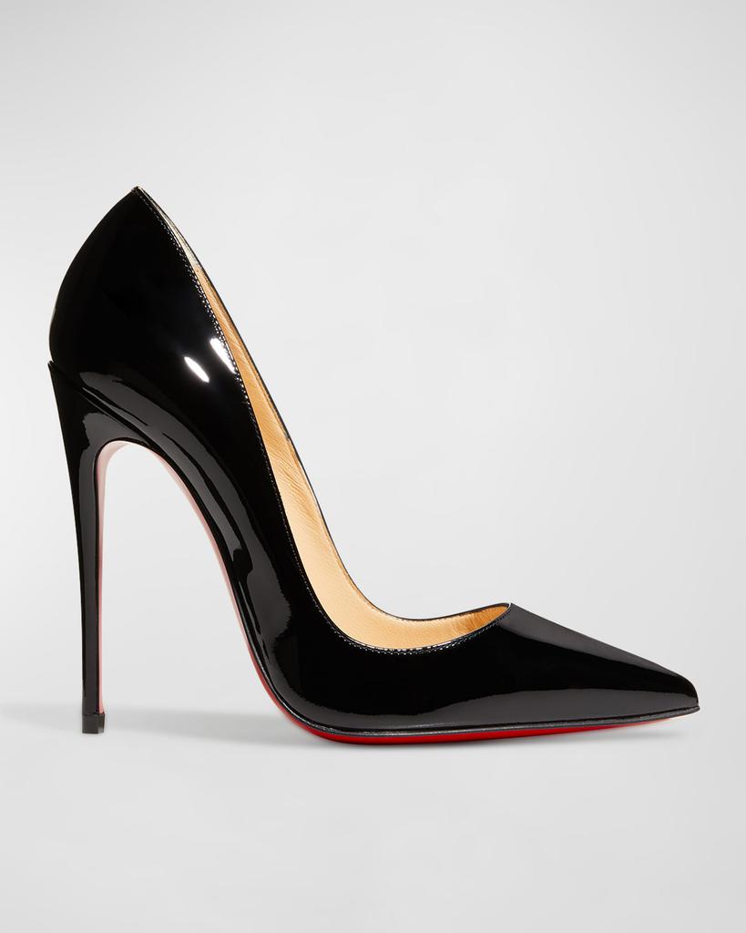 Christian Louboutin So Kate Patent Pointed-Toe Red Sole Pump