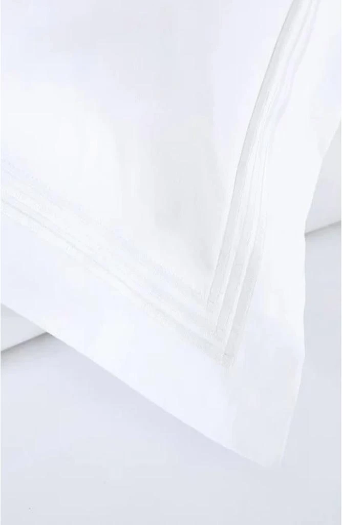 Pure Parima 700 Thread Count 100% Certified Egyptian Cotton Sateen Bratta Embroidery Triple Luxe Sateen 3-Piece Duvet Cover Set 2