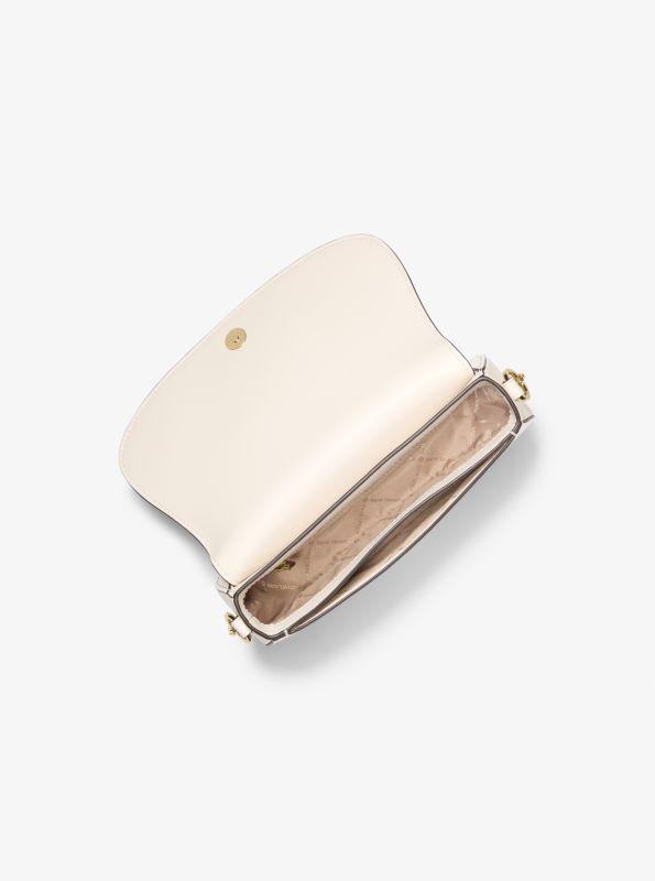 Michael Kors Mila Medium Leather Messenger Bag