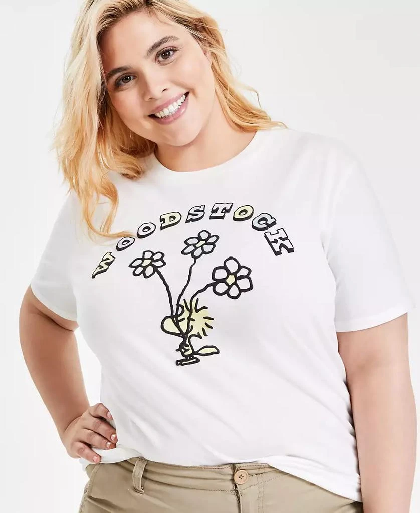 Love Tribe Trendy Plus Size Woodstock Graphic Print T-Shirt 3