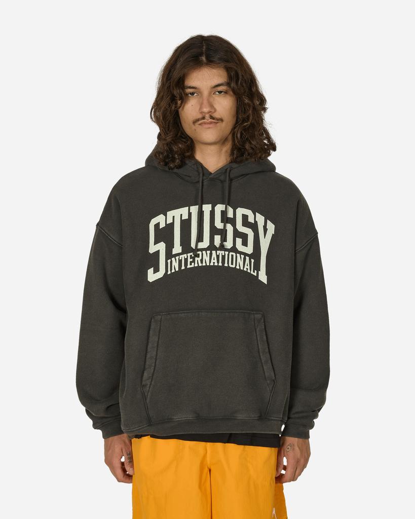 Stüssy International Hooded Sweatshirt Washed Black