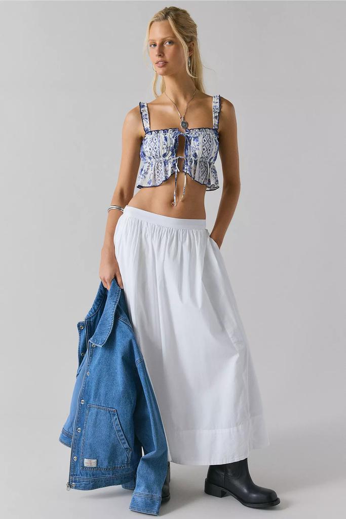Out From Under Out From Under Colette Ruffle Tie-Front Bra Top