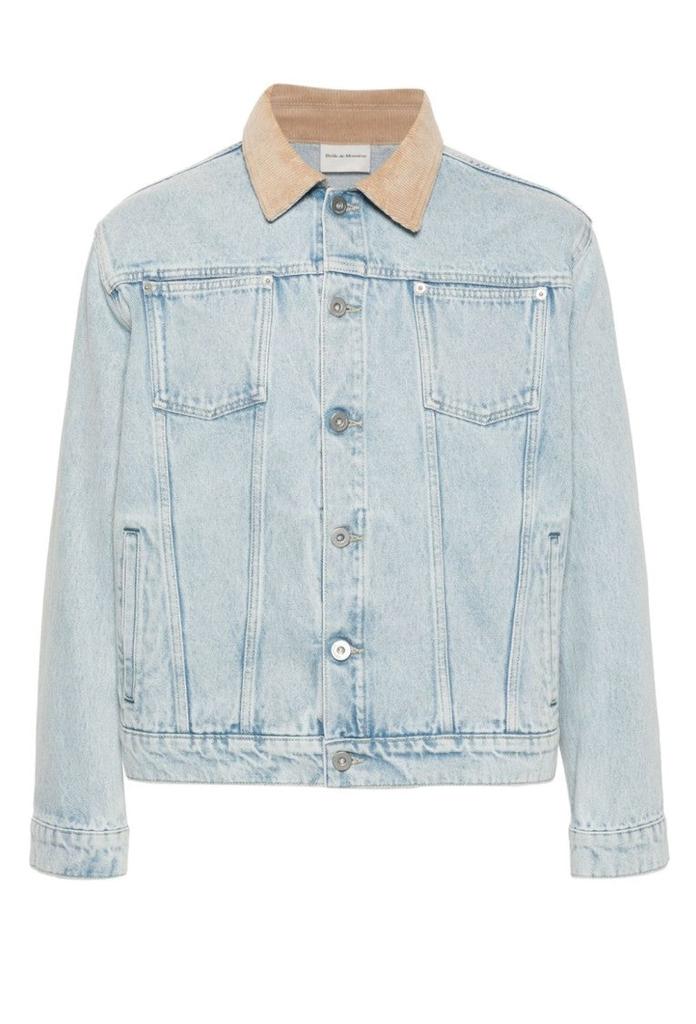 Drôle de Monsieur Light Wash Denim Jacket