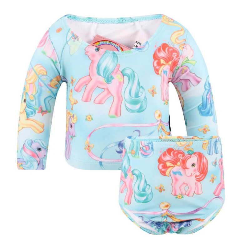 Rock Your Baby Chasing butterflies print rashie set in blue 1