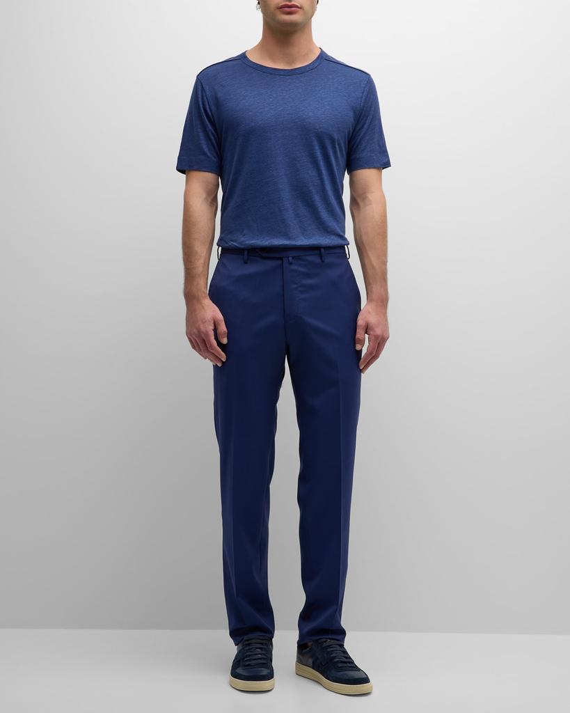 Zanella Men's Parker Platinum Super 130s Trousers