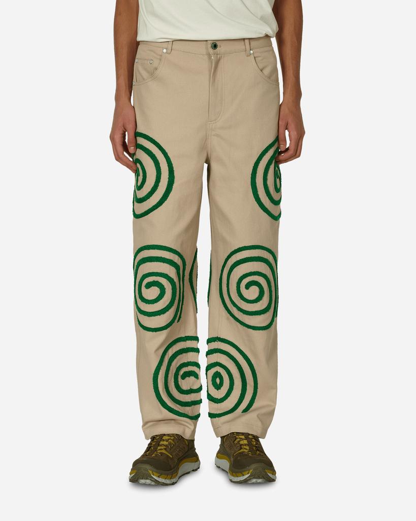 Brain Dead Swirls Twill Pants Khaki