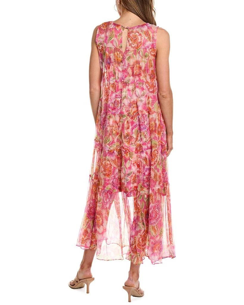 Johnny Was Petite Loran Tiered Silk Maxi Dress 2