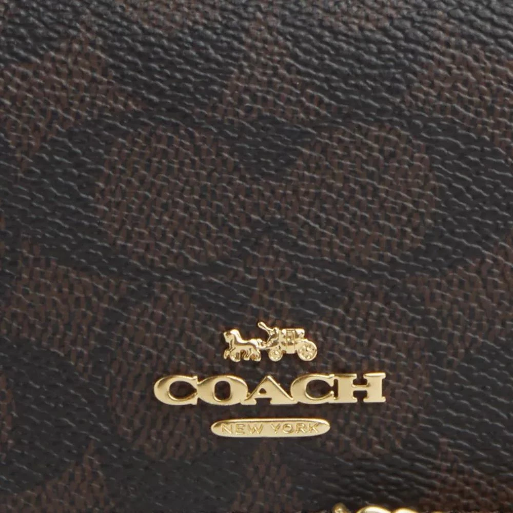 Coach Mini Wallet On A Chain In Signature Canvas 4