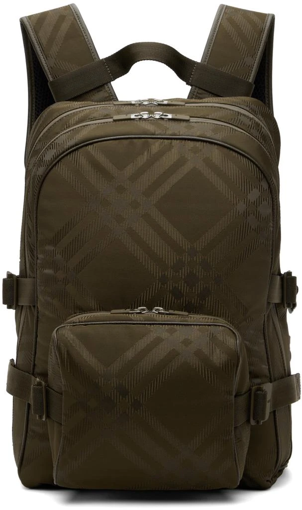 Burberry Brown Check Backpack 1