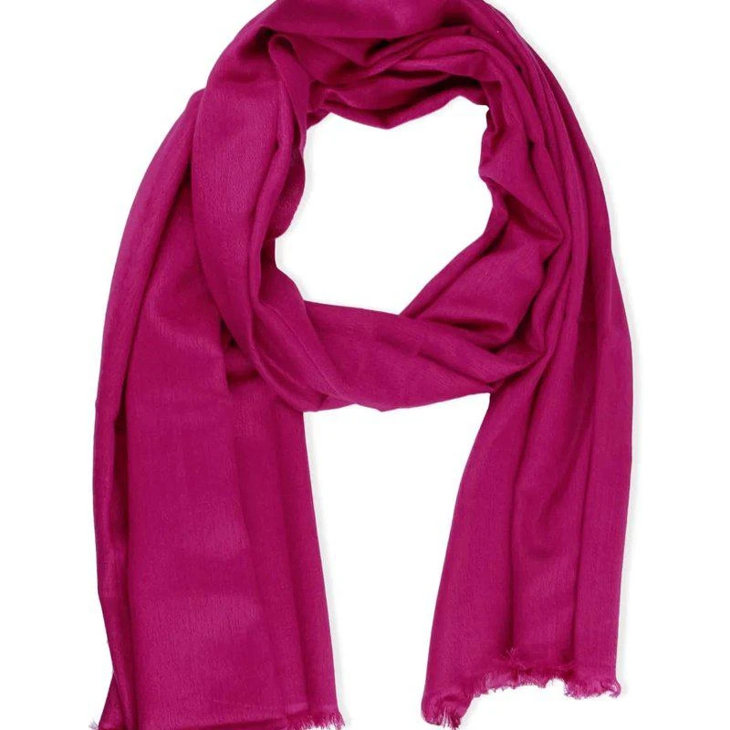 Saachi Style Cashmere Silk A Eyelash Scarf 1