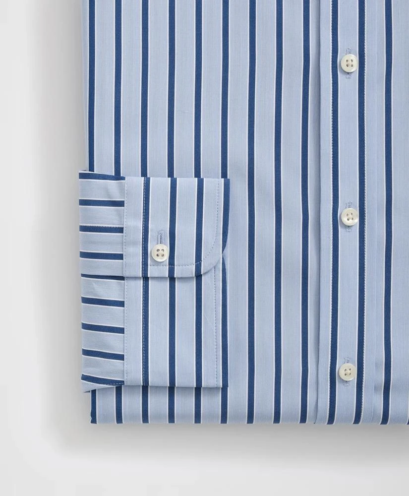 Brooks Brothers Supima® Cotton Poplin Ainsley Collar, Striped Dress Shirt 4