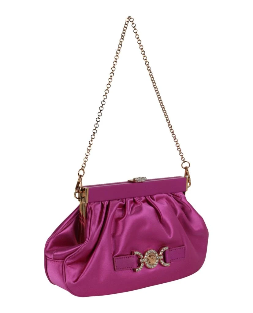 Versace Satin Crystal Medusa '95 Clutch 4