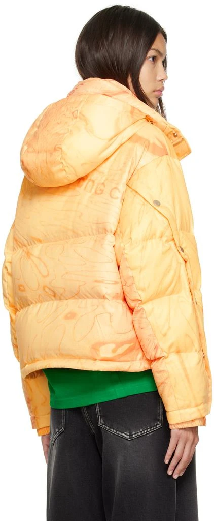 Feng Chen Wang Orange Deconstructed Down Jacket 3