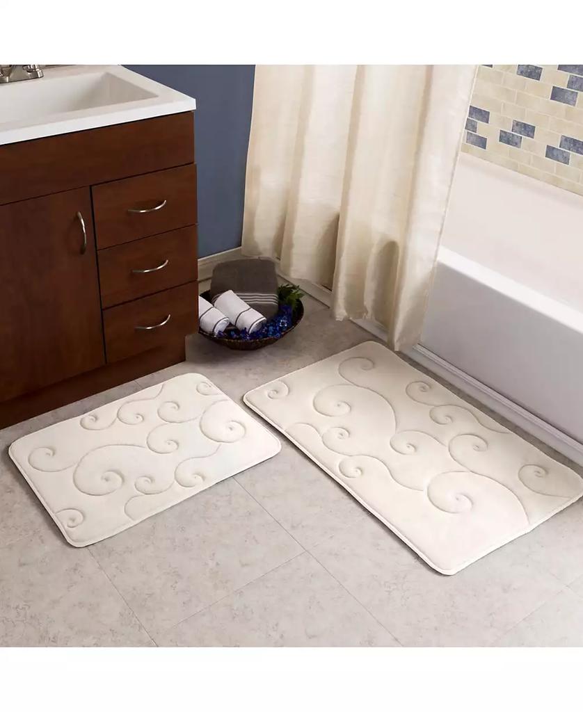 Baldwin Memory Foam 2-Pc. Bath Mat Set