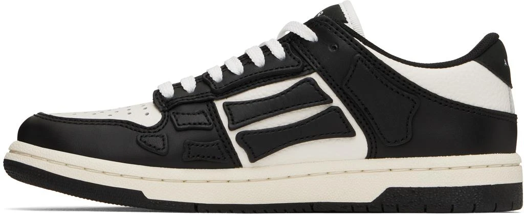 AMIRI White & Black Skel-Top Low Sneakers 3