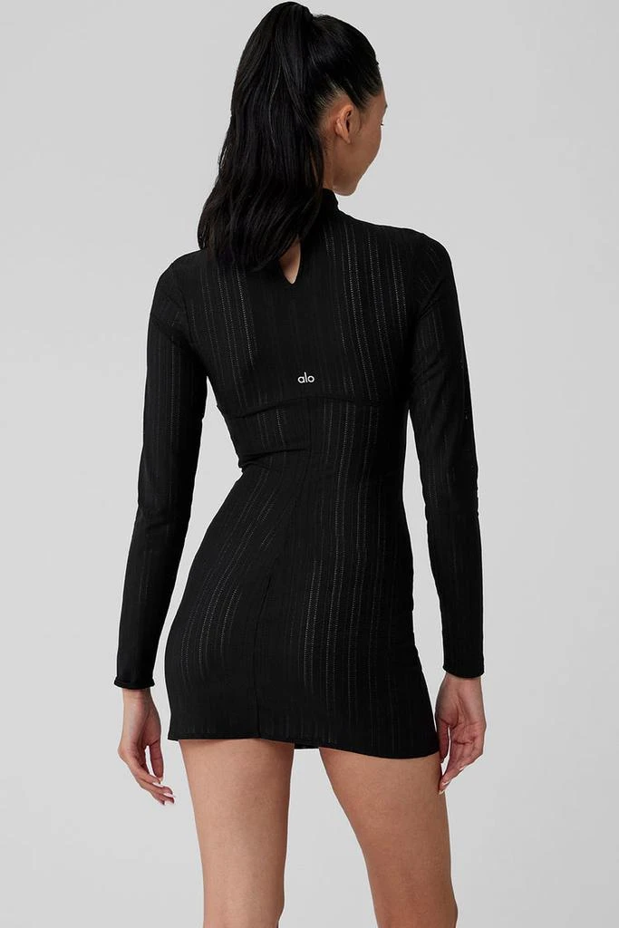 Alo Euphoria Long Sleeve Dress - Black 2