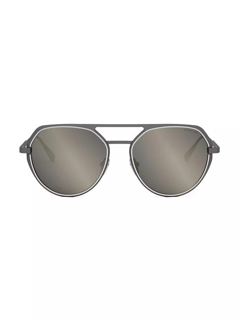 BVLGARI Octo 56MM Geometric Sunglasses 2