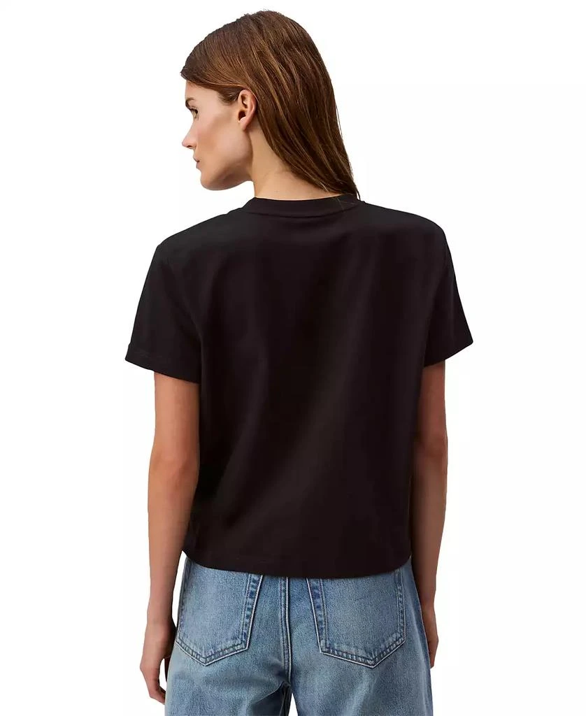 Calvin Klein Women's V-Neck Embroidered Logo T-Shirt 2