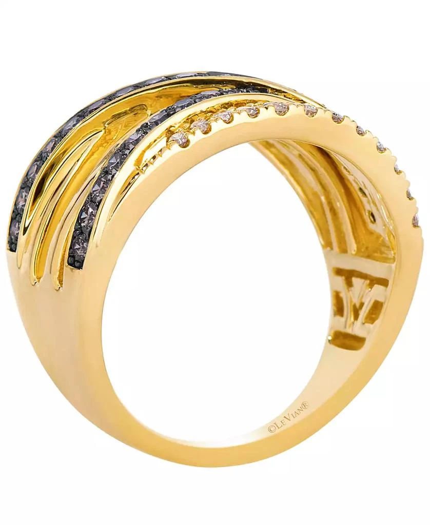 Le Vian Chocolate Diamond (0.62 ct. t.w.) 
Nude Diamond (0.35 ct. t.w.) Ring in 14k Honey Gold 2