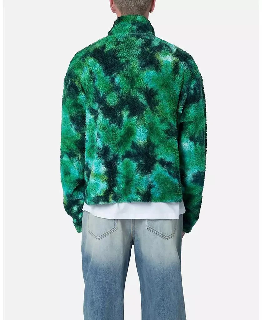 Loiter Men's Tie Dye Sherpa Pullover Sweater 4