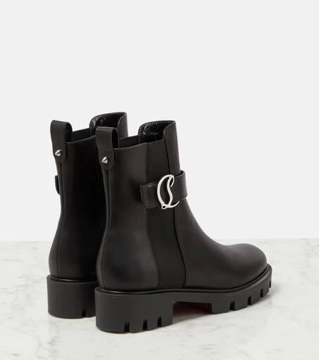 Christian Louboutin CL Chelsea leather ankle boots 3