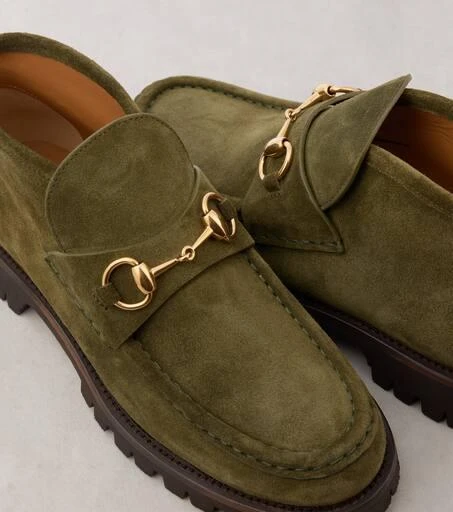 Gucci Horsebit suede ankle boots 5